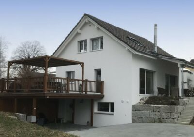 Realisiertes Einfamilienhaus Stampfli Wicki AG